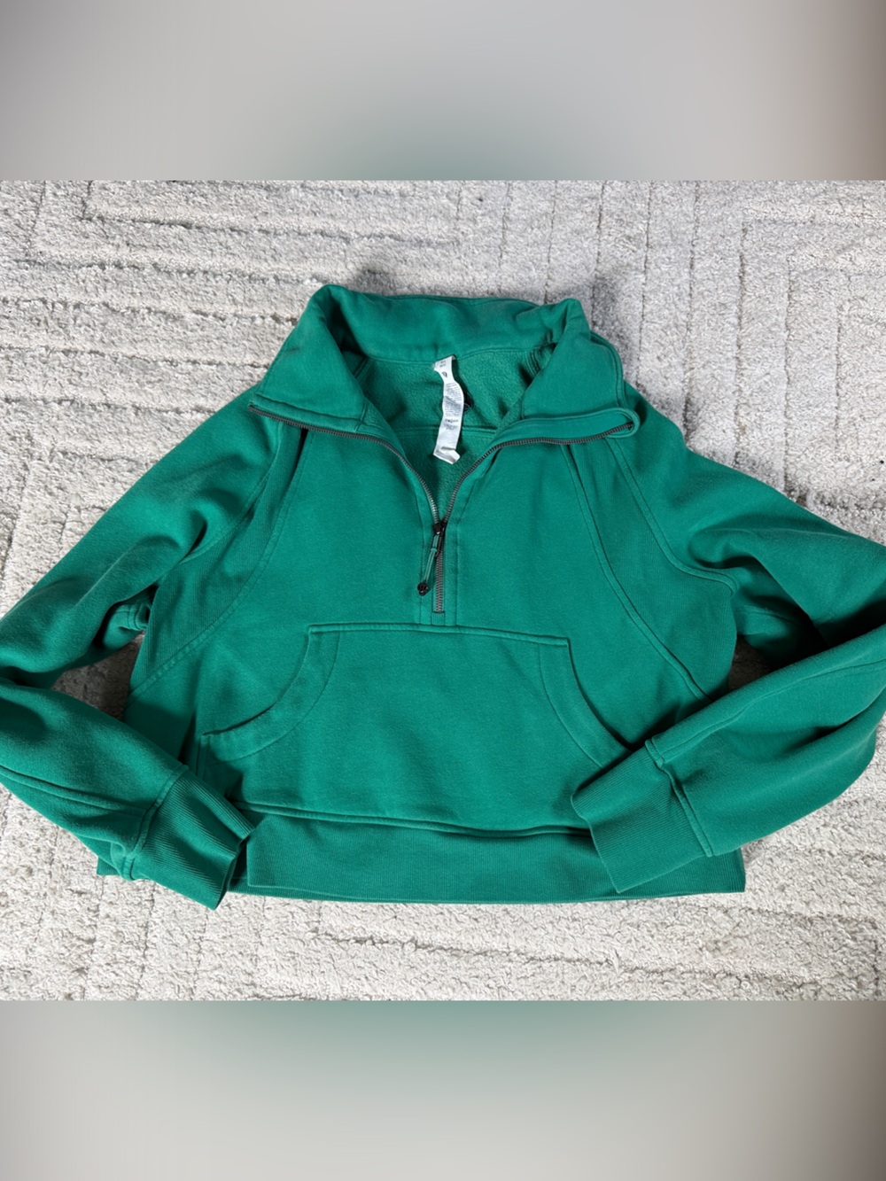 lululemon athletica Green Quarter-Zip Pullover